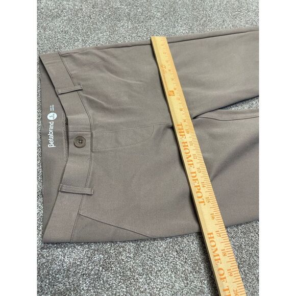 Betabrand Women sz small petite straight Dress Pant Yoga tan Stretch Pull On - Picture 10 of 12